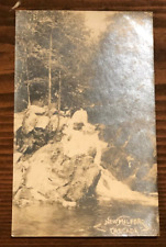 RPPC New Milford Cascade Waterfall Milford Pa 1900's picture