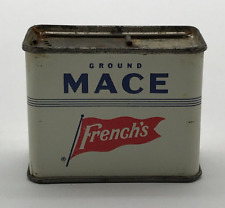 Vintage French's Ground Mace Tin Spice Can picture