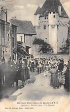 CPA 58 NEVERS HISTORICAL PROCESSION OF JEANNE D'ARC 1909 LES PIQUIERS picture