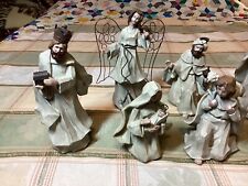 Large Nativity Set 6 Figures 6-10 Inches Tall picture