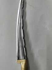 1900 Deer Hilt Brass Dagger Khanjar Stag Buck Rare Damascus Collectible picture