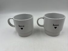 Expressions of Love Ceramic 16oz Love Mug Set of 2 AA02B54004 picture