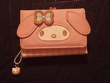 Cute My Melody Pink Leather Card Folding Coin Wallet Clutch Purse picture