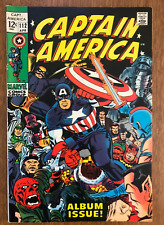 Marvel Comic; Captain America 1969 Apr 112 Album Issue; 