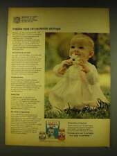 1964 Gerber Baby Food Ad - Inside tips on outside doings picture