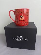 2023 Coach X Disney World Mickey Mouse Castle Mug w Coach Box Cup WDW BRAND NEW picture