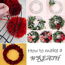 Wreath Making Rings Rust-proof Exquisite Design Handmade Floral Art Wall Hanging picture