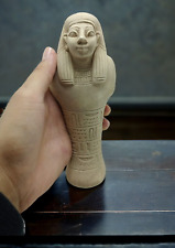 Antique Rare Egyptian Ushabti Statue Ancient Pharaonic Unique Egyptian BC picture