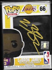 LeBron James Autograph (signed #23) FUNKO POP #66 Purple Jersey #23 POP 1 picture