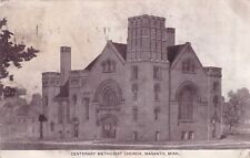 Mankato Minnesota MN Centenary Methodist Church 1909 Albion MI Postcard D32 picture
