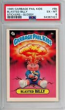 1985 Topps OS1 Garbage Pail Kids Series 1 BLASTED BILLY 8b GLOSSY Card PSA 6 GPK picture