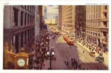 Chicago,IL State Street Cook County Illinois Linen Postcard Vintage Post Card picture