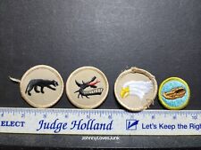 Vintage Lot Of 4 Boy Scout Patches Den Merit Badge picture