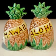 Vintage Pineapple Salt & Pepper Shaker Set Hawaii Aloha JAPAN Cute picture