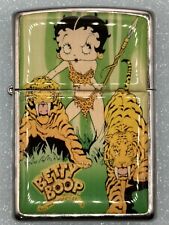 Vintage 2003 Betty Boop Animal Magnetism Chrome Zippo Lighter NEW picture