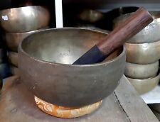 Tibetan Antique Bowl-High Thickness Collected Himalayan Bowl-Deep Sound Bowl picture
