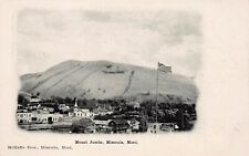 Missoula MT Montana Downtown Mount Jumbo Early 1900s UDB UNP Vtg Postcard B17 picture