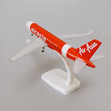Air Asia Airbus A320 Airlines Alloy Airplane Model Plane Aircraft & Wheels 19cm picture