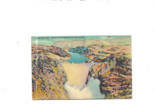 Vintage Postcard  Boulder Dam     Linen picture