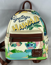 Disney Loungefly Stitch Greetings From `Hawaii Tropical Backpack picture