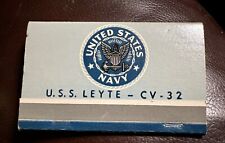 United States Navy, U.S.S. Leyte - CV - 32 - Vintage 40-Stick Matchbook picture