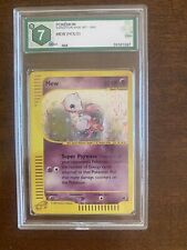 2002 Mew Holo Expedition Eng No Shiny No PSA Graad 7 picture