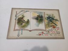 Postcard Greetings Birthday Winsch posted 1915 101771 picture