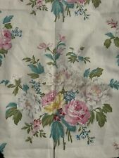Vintage C.1940s Rose Bouquet Fabric picture