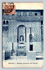 1912 Entrance Castello Sforzesco Carmini Milan Italy Possibly Cyanotype Postcard picture