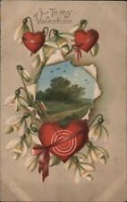 Valentine/Hearts 1909 To My Valentine Asb Antique Postcard Vintage Post Card picture