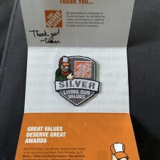 Home Depot Seasonal Homer Award Badge Silver 2024. 🔥 picture