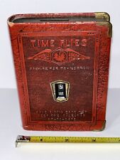 Time Flies Coin A Day Book Bank Book Of Thrift Coin Bank Banthrico Coin Bank Red picture