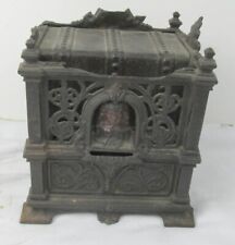 Antique Cast Iron Bank Fidelity Trust Vaults 1890 Barton Smith picture