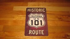 HISTORIC ROUTE 101 -California U.S. 101- Retro Vintage Look worn Rustic  picture