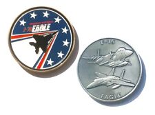 McDonnell Douglas F-15 Eagle Challenge Coin, Strike Eagle, Jet Fighter  CC-F-15 picture