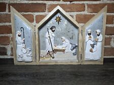 O Holy Night Melrose Resin Nativity Box Display 16'' L x 10.5'' H 80605 picture