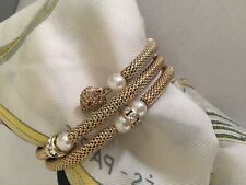 Juicp Counture Three circles golden Bracelet with pearls. New picture