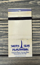 Vintage South Seas Plantation Captiva Island Florida Matchbook Cover Ad picture