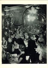 Soiree at Maxim’s Night Club Dining Bar Eat Art Deco Paris France VTG Postcard picture