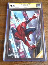 ULTIMATE SPIDER-MAN #1 CGC SS 9.8 INHYUK LEE SIGNED RED VIRGIN VARIANT 4th PRINT picture