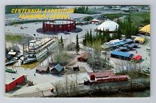 Fairbanks AK-Alaska, Centennial Exposition 67, Antique Vintage Souvenir Postcard picture