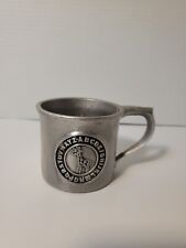 Pewter Child Kids Mug Cup ABC's Giraffe Childrens vintage picture