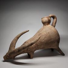 MUSEUM TYPE AN AMLASH PERIOD TERRACOTTA VESSEL IN A FORM OF AN ANIMAL DEER picture