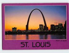 Postcard Arch at dusk, St. Louis, Missouri picture