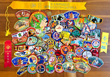 Large Collection of Boy Scout Memorabilia Patches OA Flaps CSPs Ribbons Coin Pin picture