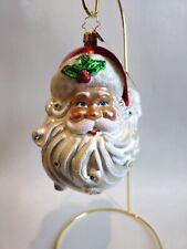 Christopher Radko - Jolly With A Dash Of Holly #1020675 - Santa Head with Jewels picture