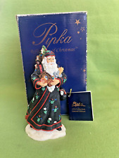RARE PIPKA MEMORIES OF CHRISTMAS - 1995 CZECHOSLOVAKIAN SANTA WITH BOX/TAG picture