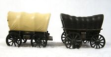 Lot of two Vintage Miniature Diecast Pencil Sharpeners COVERED WAGONS picture