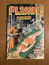 Planet Comics #41/Golden Age Fiction House Comic Book/Classic Medusa Cover/GD picture