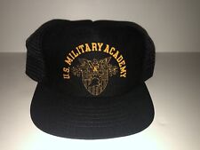 VINTAGE U.S. Military Academy 70s 80s SnapBack Trucker Hat One Size picture